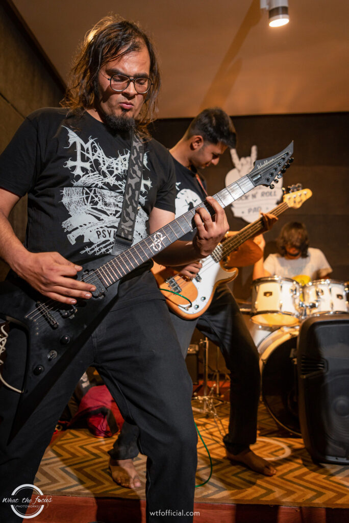 Open mic at rock n' roll pad