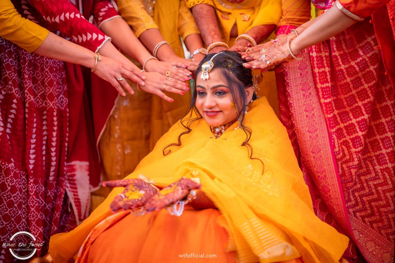 Haldi ceremony of Anishu and Vivek