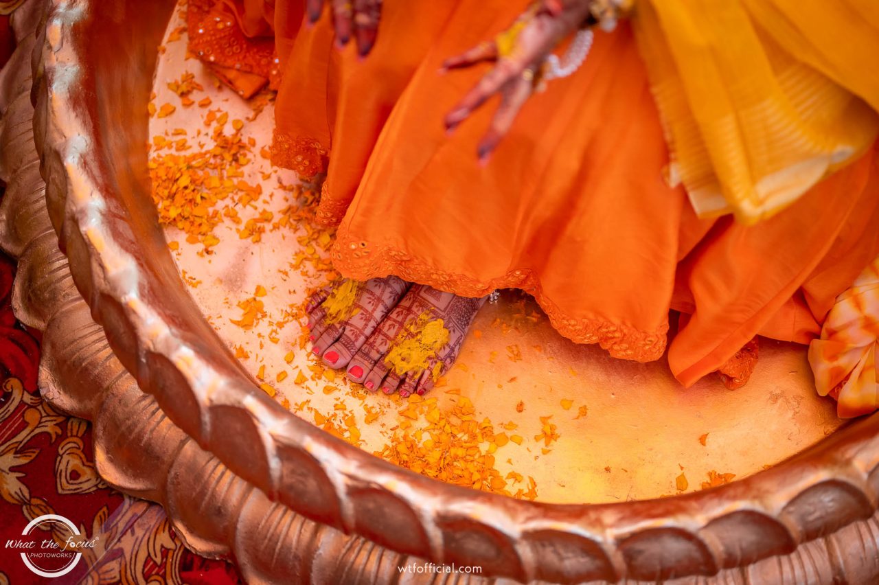 Haldi ceremony of Anishu and Vivek