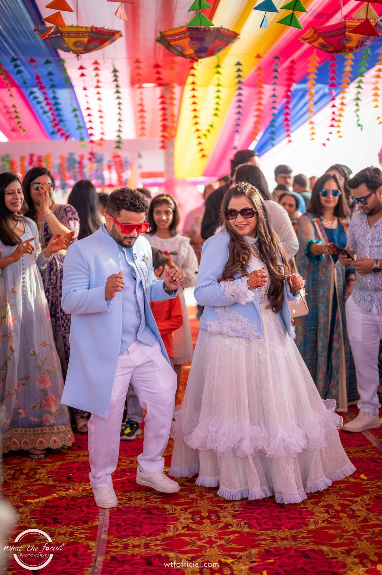 Carnival during Anishu and Vivek's wedding