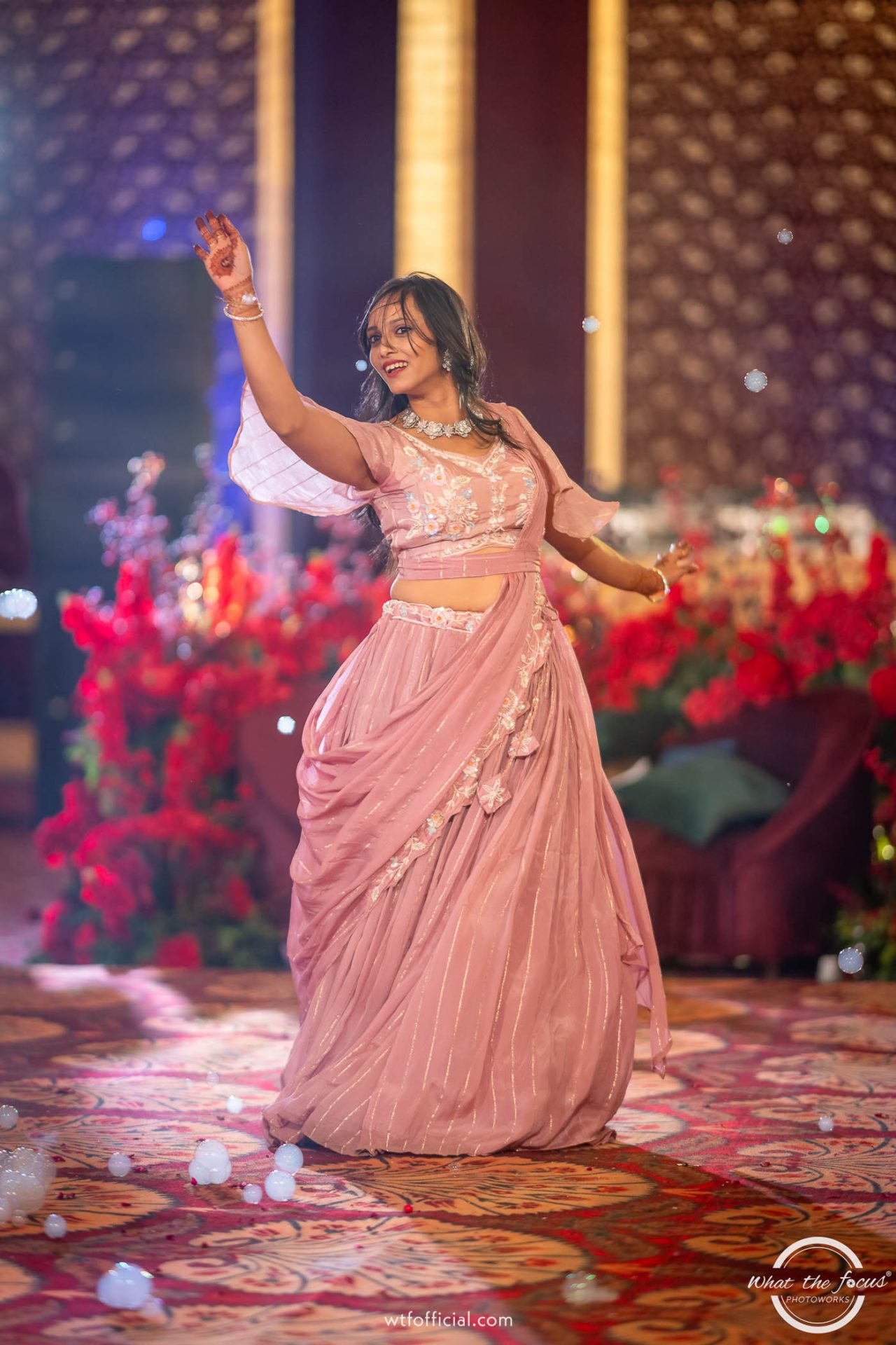 Khushboo and Abhinav's sangeet ceremony