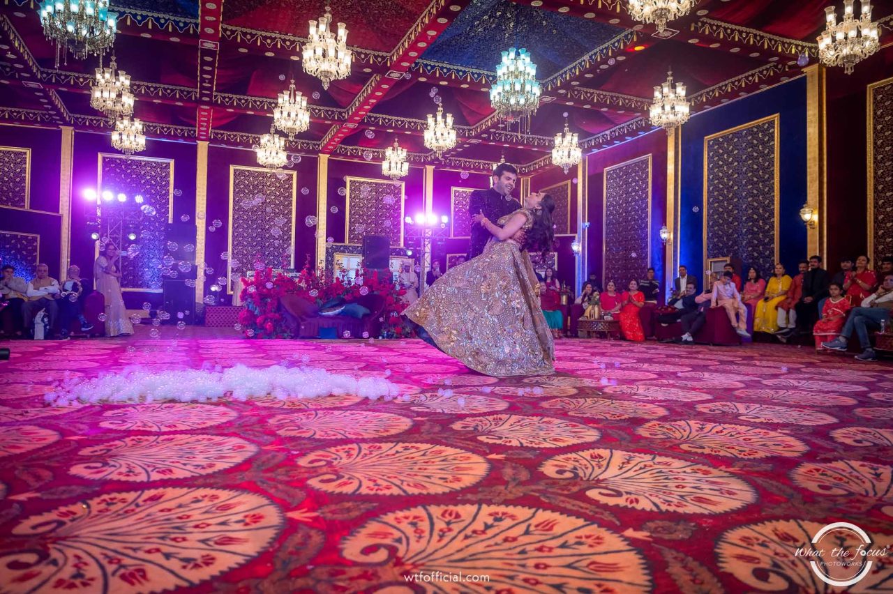 Khushboo and Abhinav's sangeet ceremony