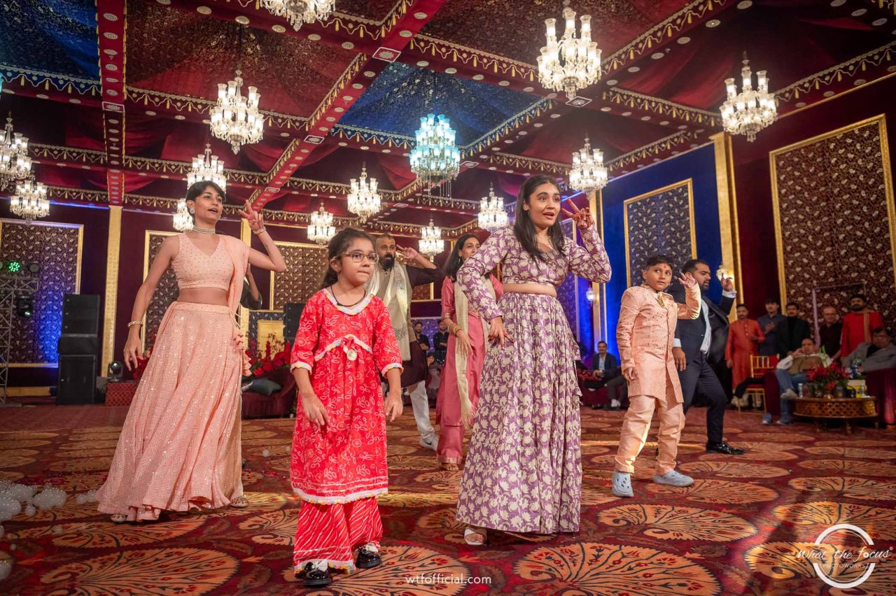 Khushboo and Abhinav's sangeet ceremony