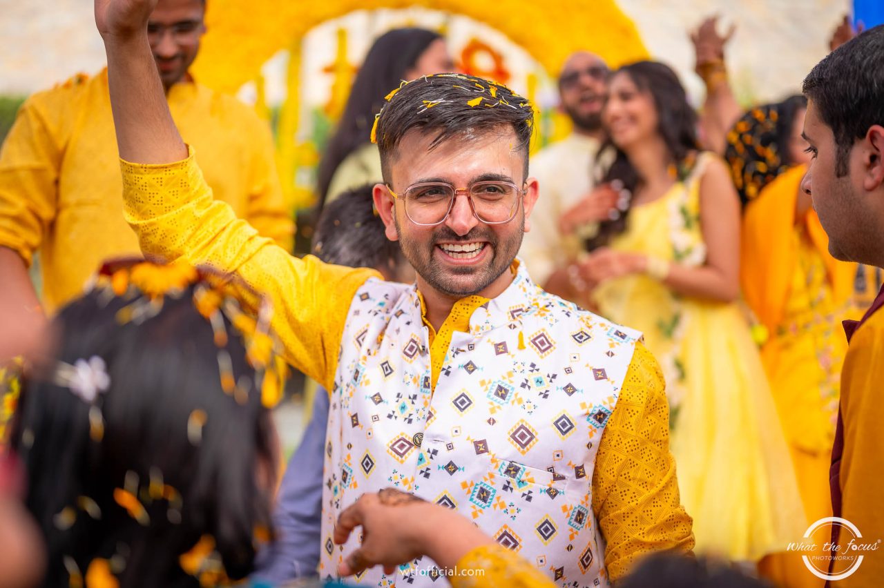 Haldi ceremony of Namrata and Akshay
