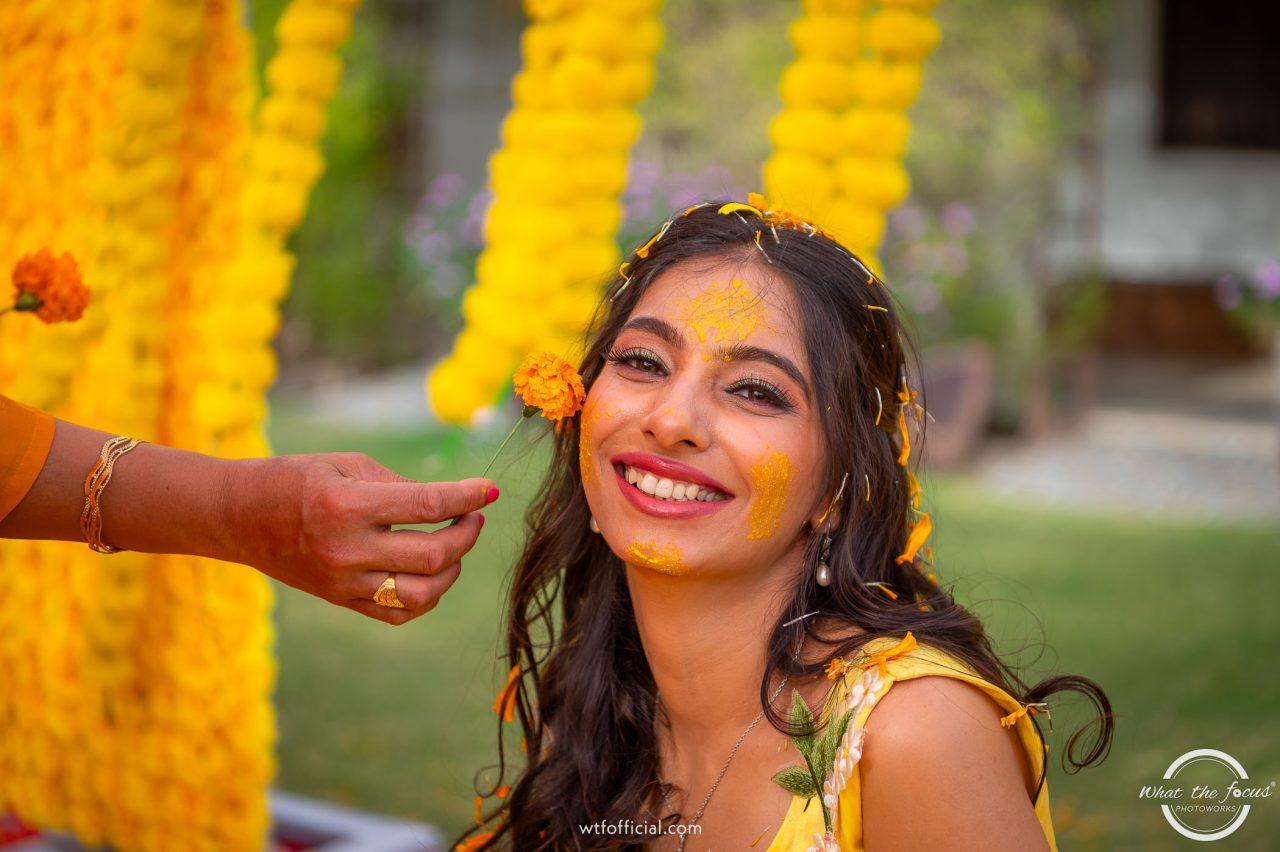 Haldi ceremony of Namrata and Akshay