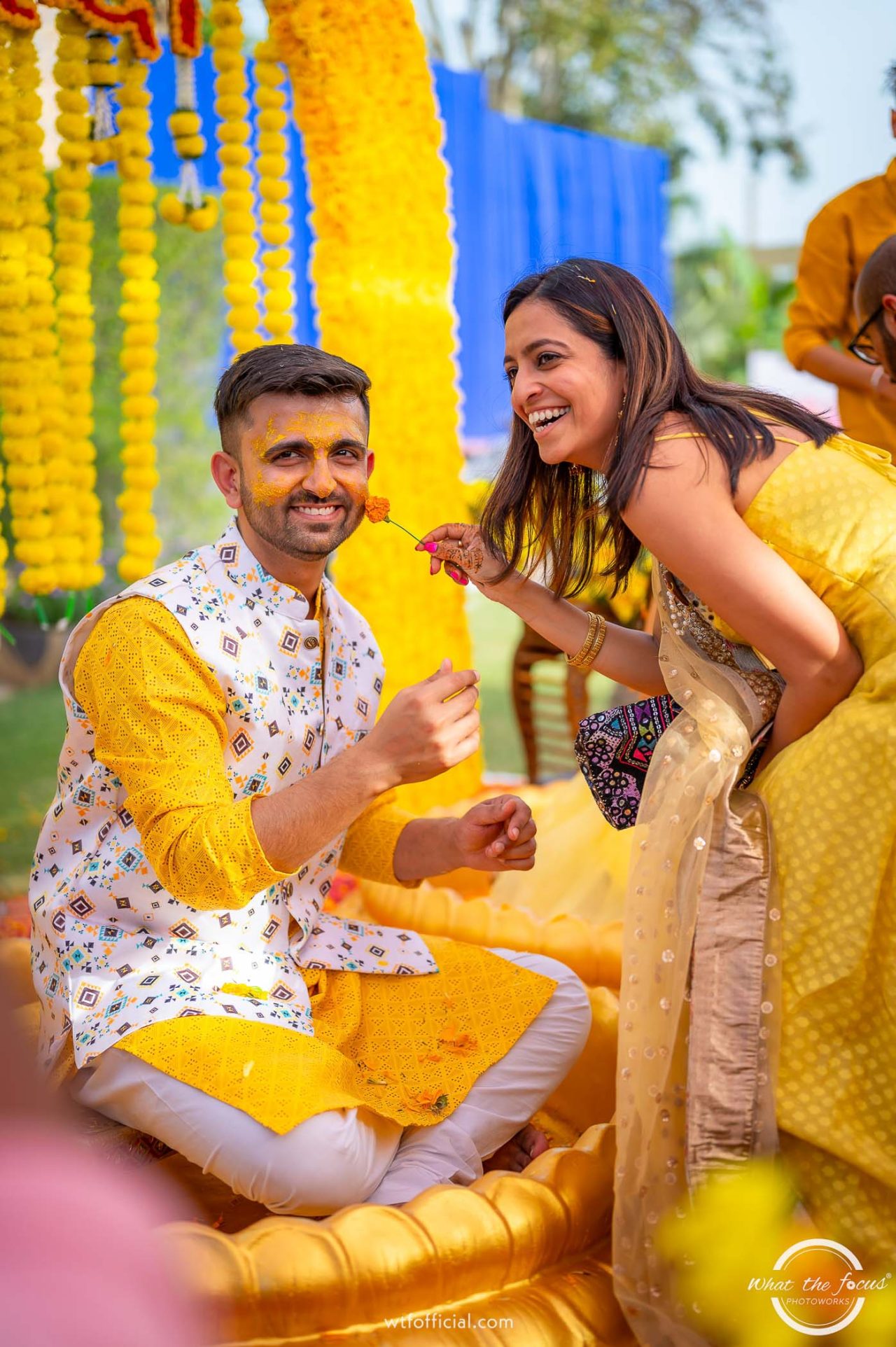 Haldi ceremony of Namrata and Akshay