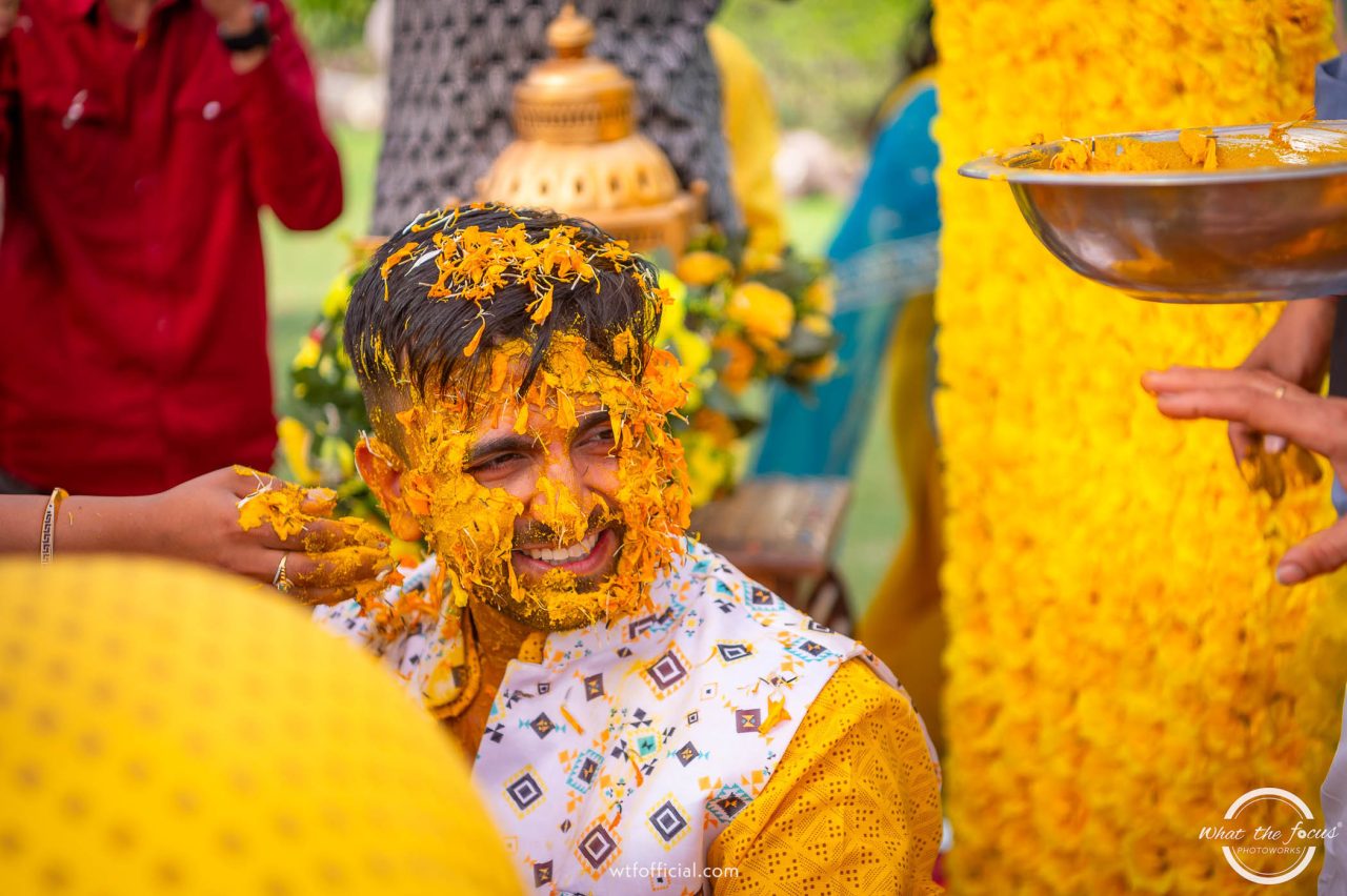 Haldi ceremony of Namrata and Akshay